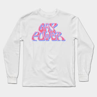 Gay Power Vintage Retro NYC LGBT Long Sleeve T-Shirt